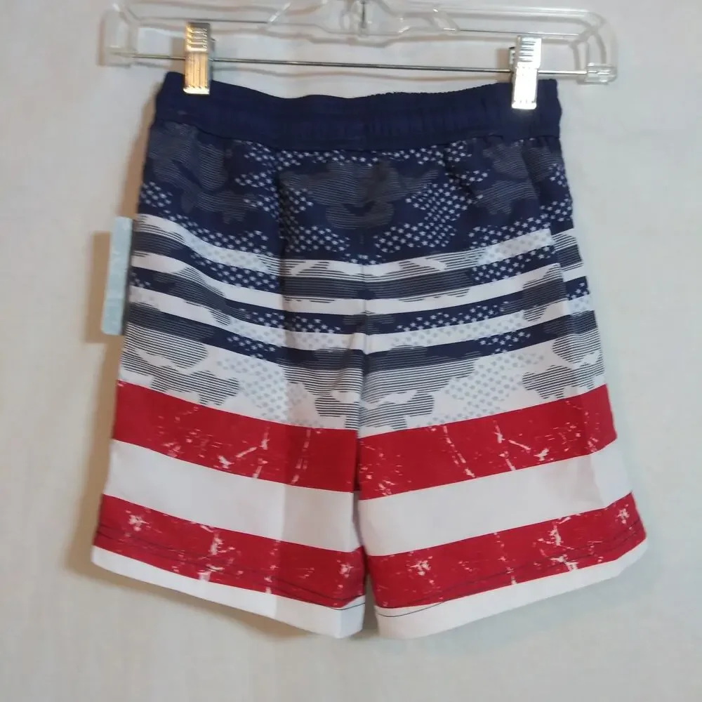 Tommy Bahama Boys Patriotic Swim Trunks Size Small